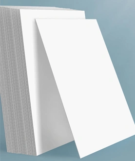 White cardboard