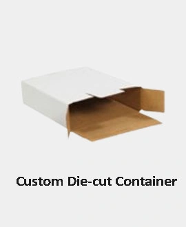 custom die cut container
