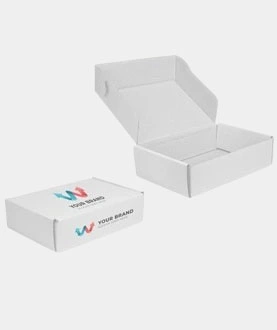mailer box outside print only