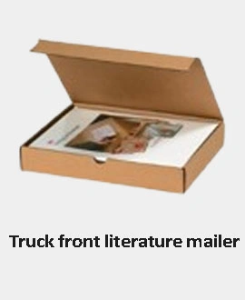 truck front literature mailer