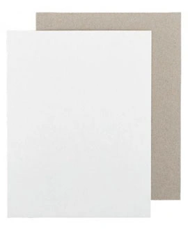 White cardboard