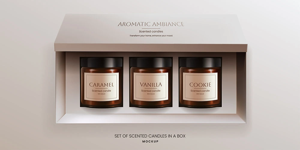 candle box mockup
