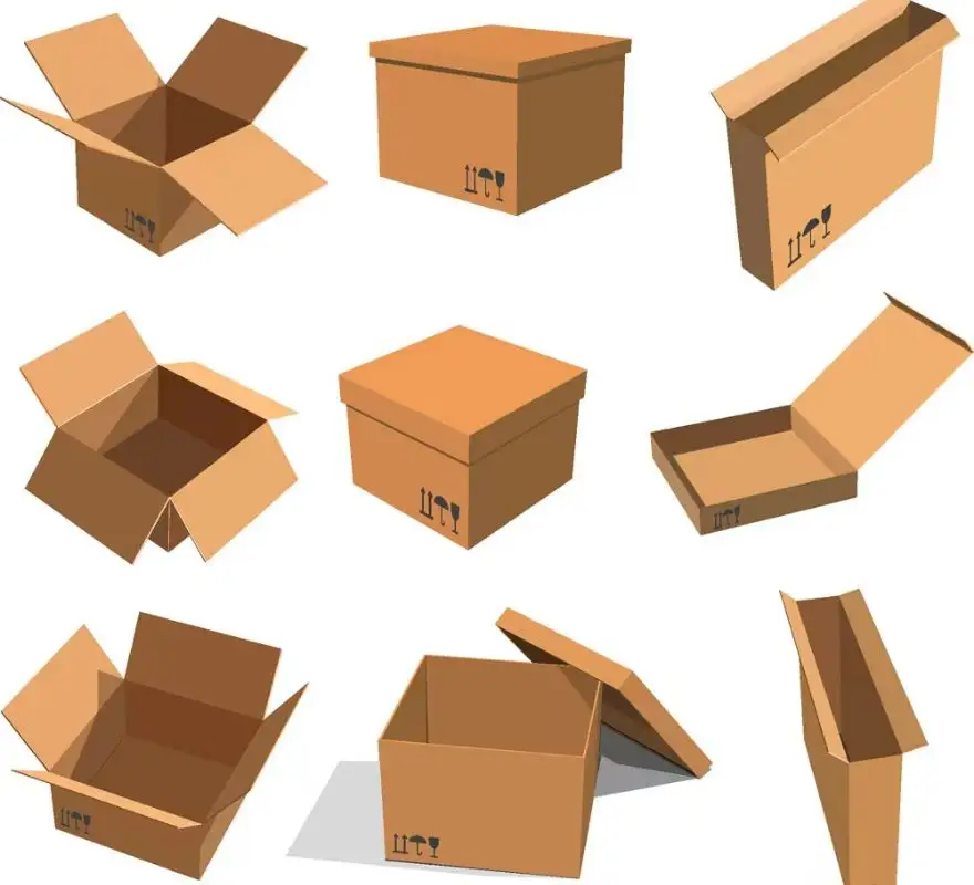 cardboard packing boxes