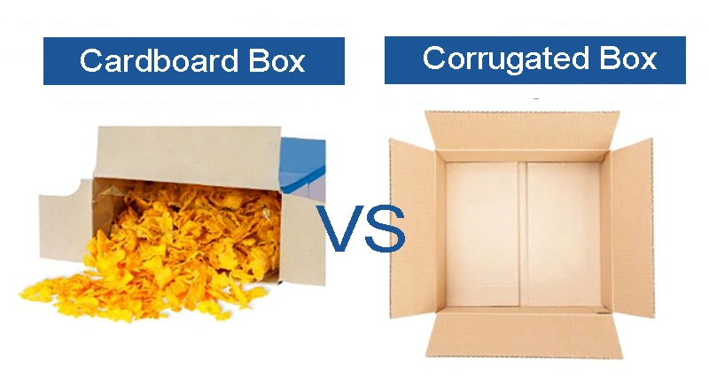 carton VS cardboard boxes