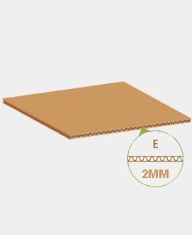 e flute corrugated paper