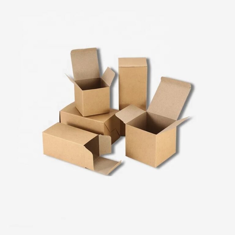 kraft brown paper box