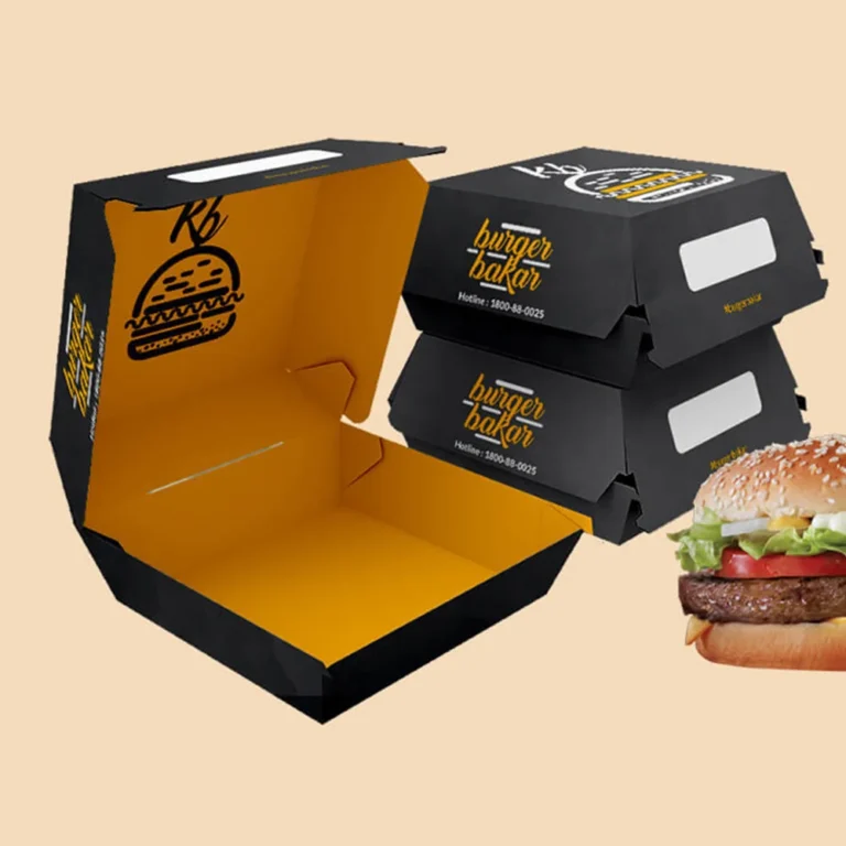 kraft burger box
