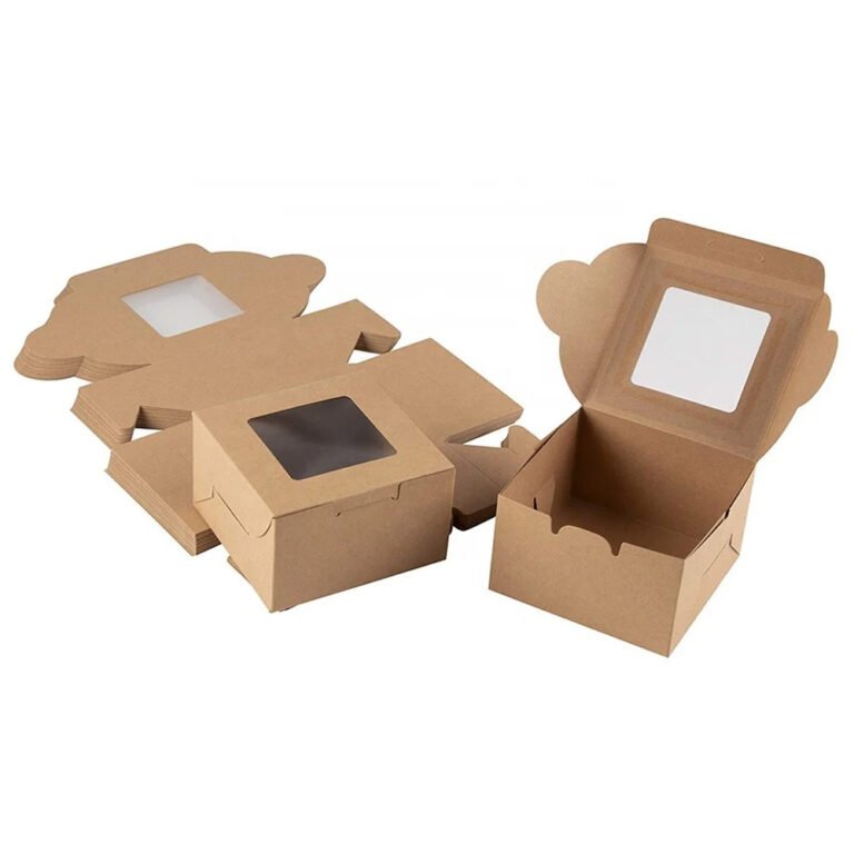 kraft paper window boxes