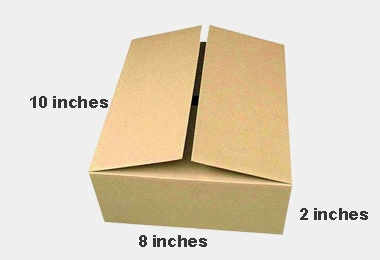 10 x 8 x 2 inch box