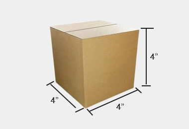 4 x 4 x 4 inches kraft boxes