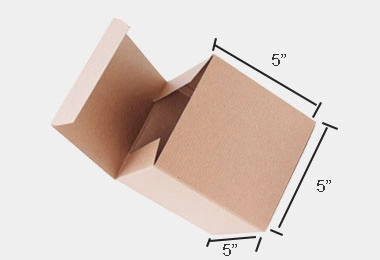5 x 5 x 5 inch kraft box
