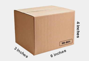 6 x 4 x 3 inch box