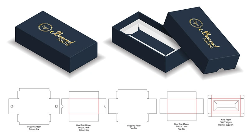 cosmetic gift box design