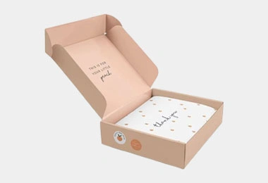 double size printed white corrugated boxes