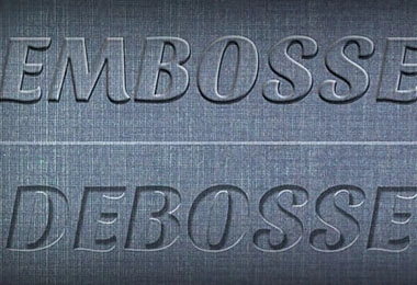 embossing debossing