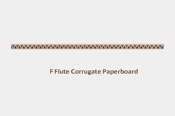 f flute corrugated board