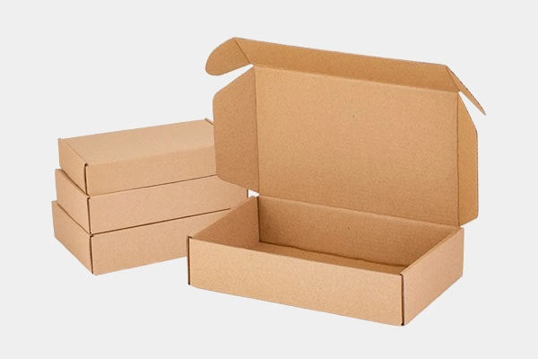 kraft brown paper box