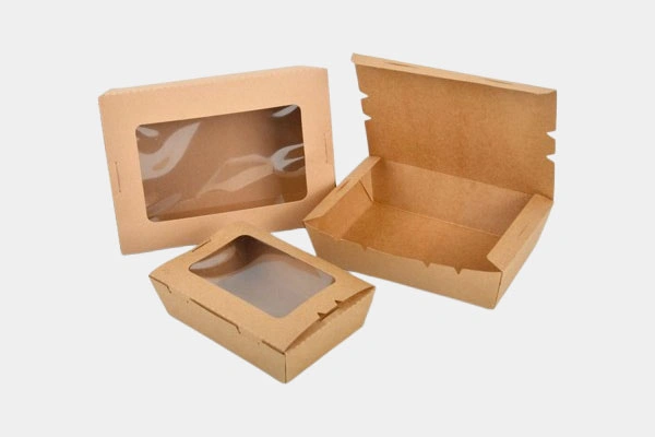 kraft paper boxes with window