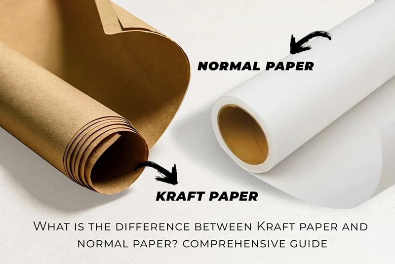 kraft paper vs normal paper