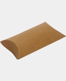 kraft pillow box