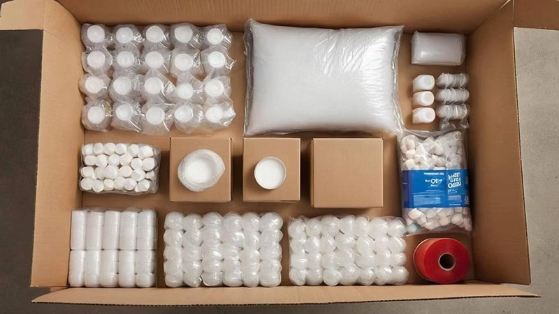 packing fragile items