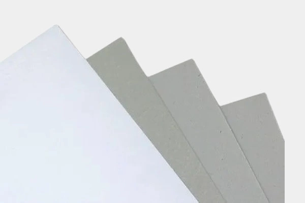 white & grey board paper
