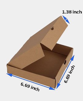6 inches pizza box