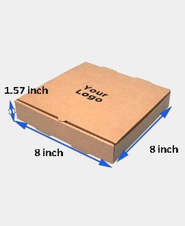 7 inches pizza box