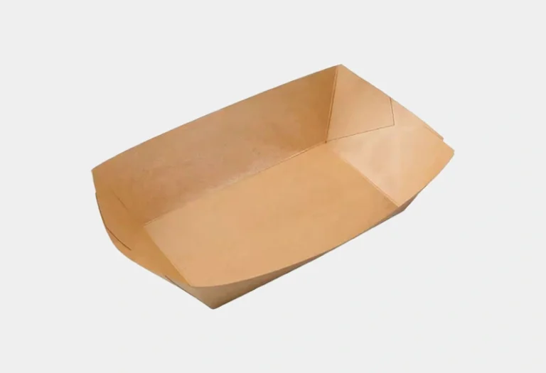 boat shape paper salad bowl