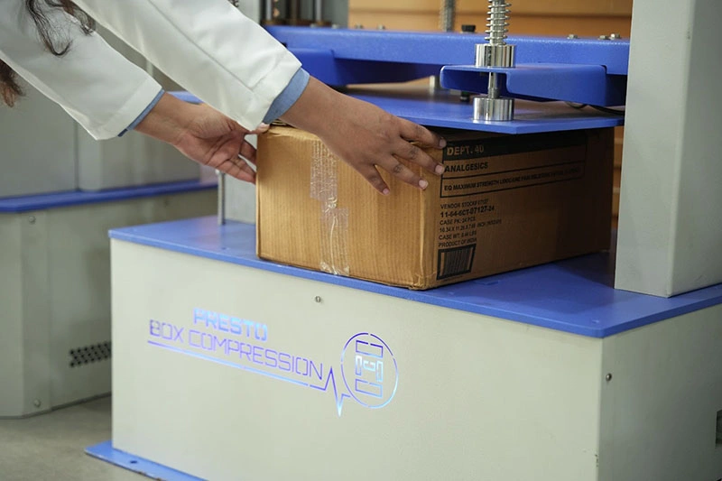 corrugated shipping box strength test