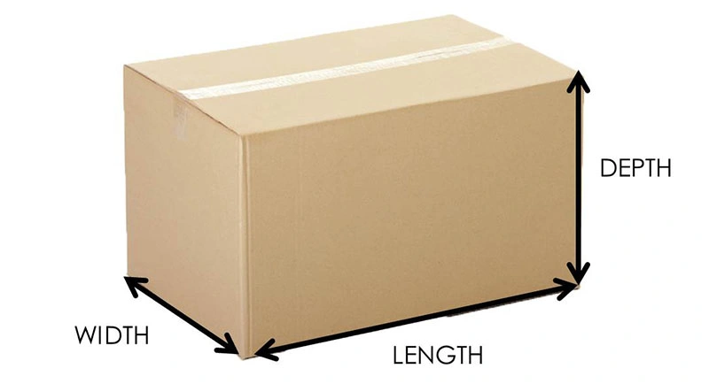 how to measure shipping box size
