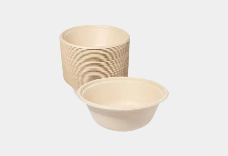 oval paper salad bowl