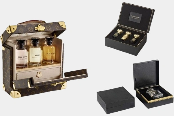 leather perfume box