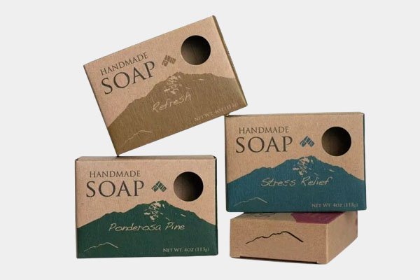 kraft paper soap boxes