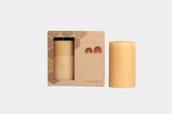 pillar candle box packaging