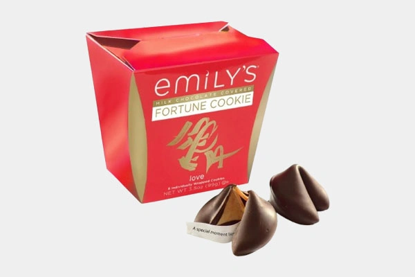 fortune cookie gift box