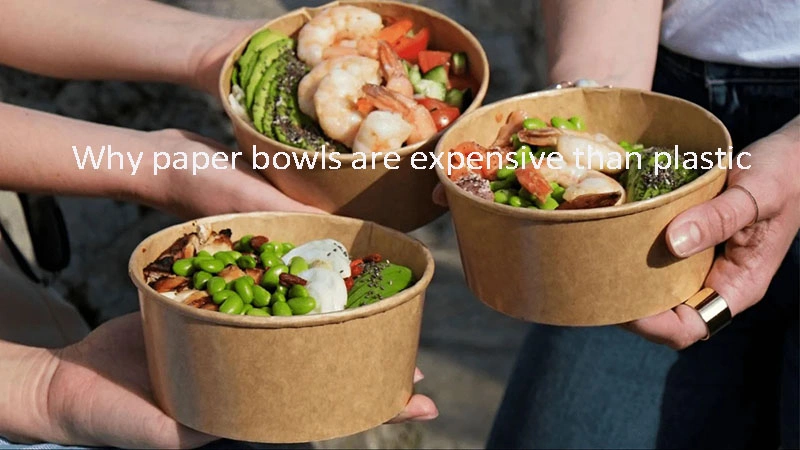 why paper bowls are expensive than plastic